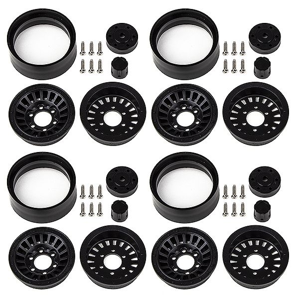 Element RC Enduro Urbine Wheels 1.55In Black (EL42112)
