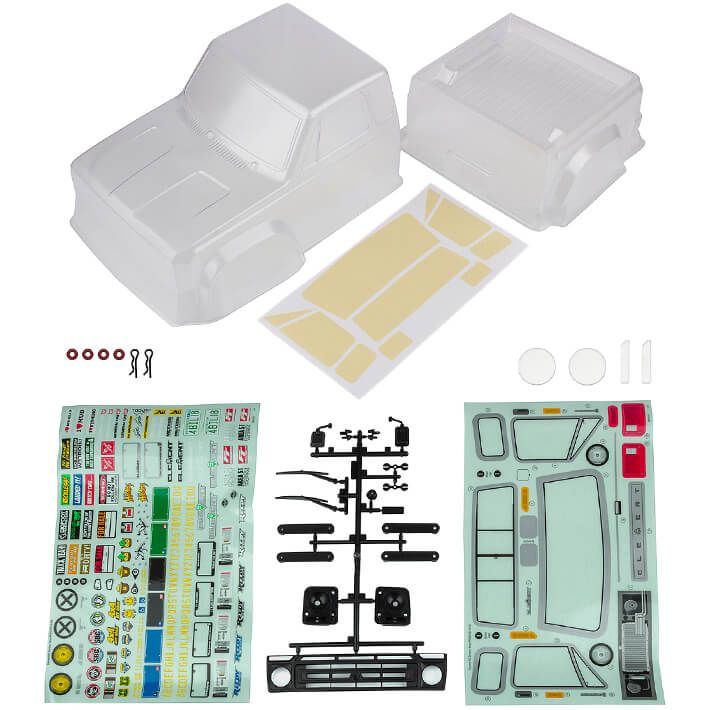 Element RC Sendero Body Set, Clear (EL42120)