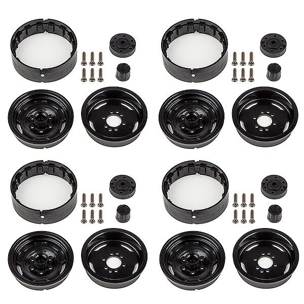 Element RC Enduro Steelie Wheels 1.9&quot; Black (EL42328)