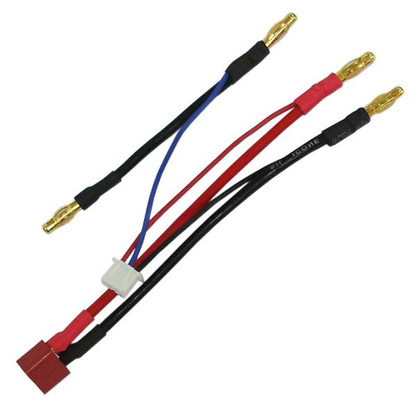 Etronix Balancer Adaptor for Lipo 2S With Deans 4mm/2mm Connector (ET0283)
