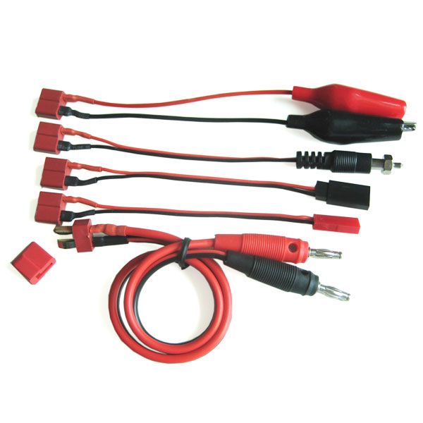 Etronix Multifunctional Charging Cable Deans To JST/Croc/Futaba/Glow (ET0285)