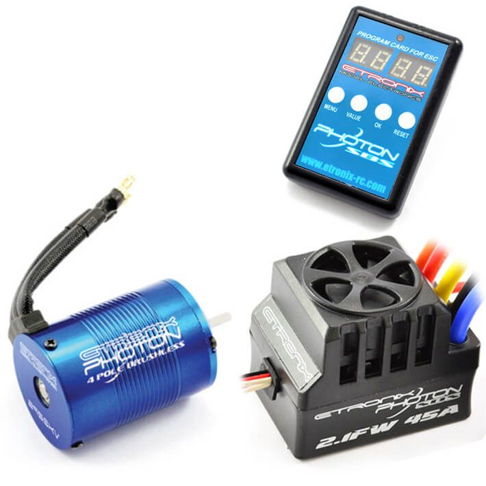 Etronix Photon 2.1FW Combo W/9.0R 4350KV Motor/45A ESC (ET0417)
