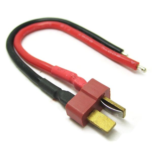 Etronix Male Deans Plug With 10Cm 14Awg Silicone Wire (ET0620)