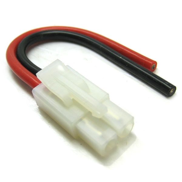 Etronix Male Tamiya Connector With 10Cm 14Awg Silicone Wire (ET0628)