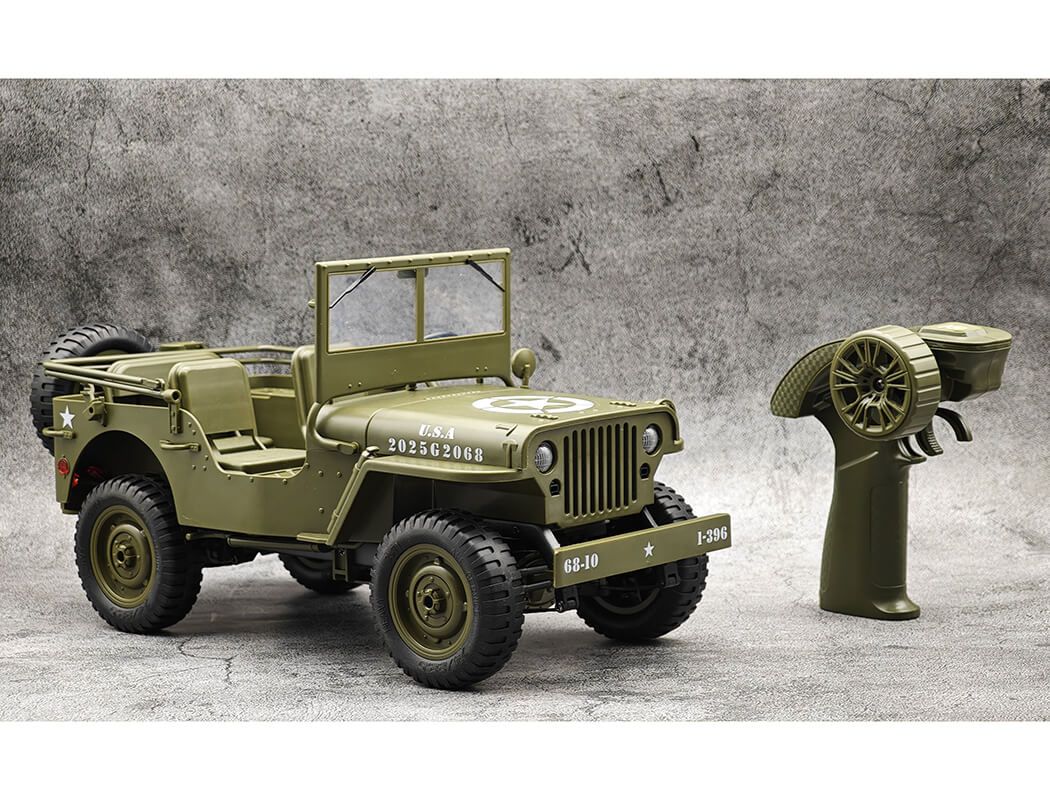 E-Zee RC 1:10 4wd RC Willys Jeep with LED Lights (EZ-G2068)