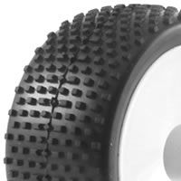 Fastrax 1:10th Mounted Buggy Tyres LP &#039;Block&#039; Rear (FAST0041)
