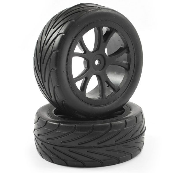 Fastrax 1:10th Mounted Arrow Buggy Front Tyres 10-Spoke (FAST0048B)