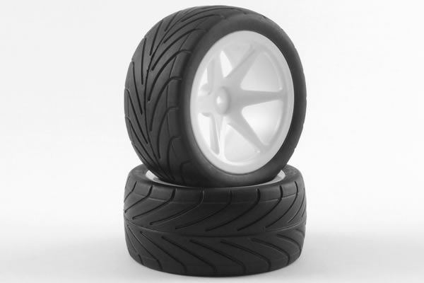 Fastrax 1:10 Mounted Buggy Tyres LP Arrow (Rear) (FAST0049)