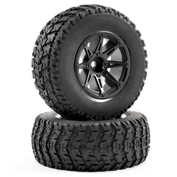 Fastrax 1:10 SC Wave Mounted 8-Spoke Wheels (12mm) (FAST0058B)