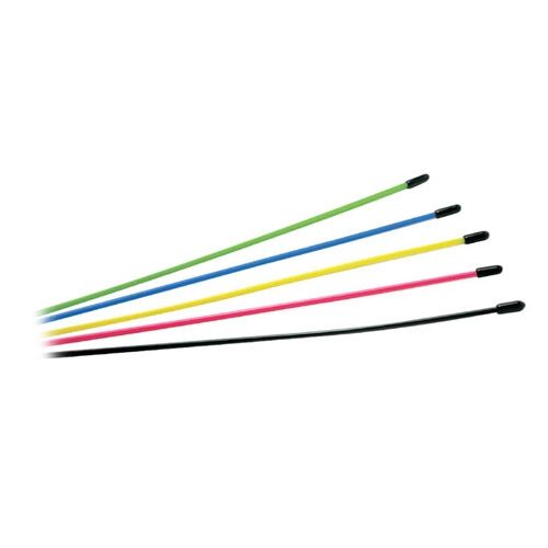 Fastrax Multi Coloured Assorted Antenna Tubes 6Pcs (FAST103-6)