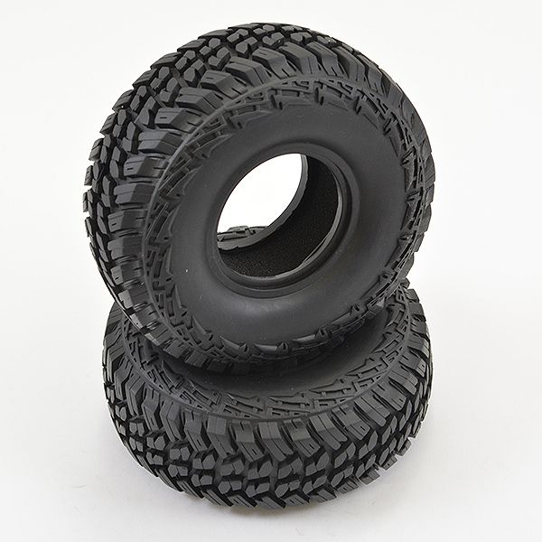 Fastrax Cutter Supersoft Tyre W/Memory Foam 118mm Dia (Pr) 1.9 Scale Tyre (FAST1269T)