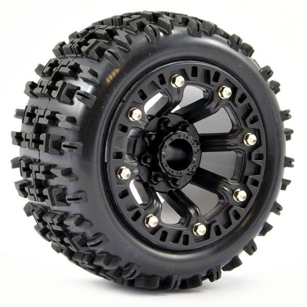 Fastrax 1:16 Jigsaw Mounted 8-Sp Black (Revo/Summ/Sav Xs ) (FAST1300B)