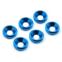 Fastrax M3 Csk Washer Blue (6) (FAST140)