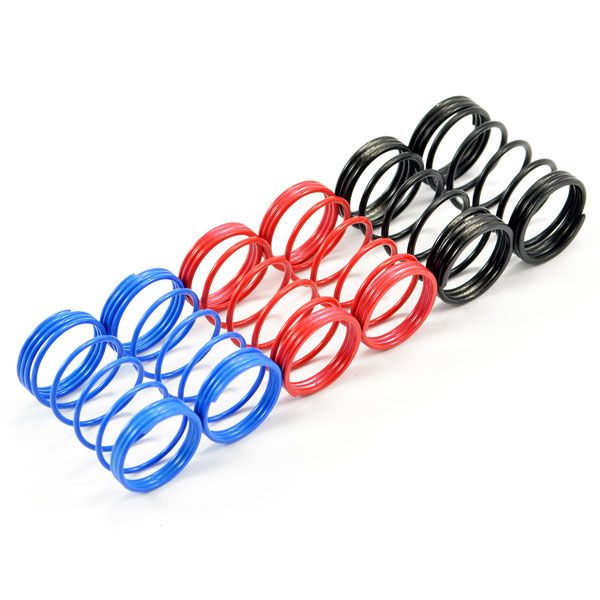 Fastrax 1:10th 55mm Spring Set Soft/Blue,Med/Red,Hard/Black (FAST155-S)