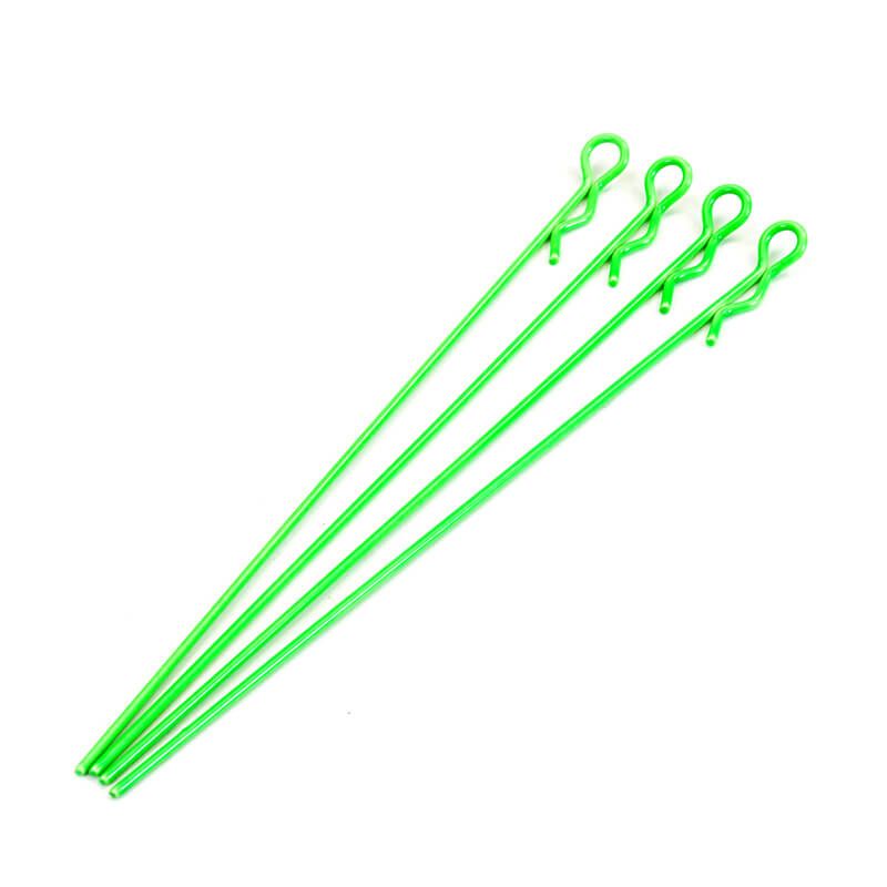 Fastrax Small Fluorescent Green Long Body Pin 1:10th (FAST208FG)