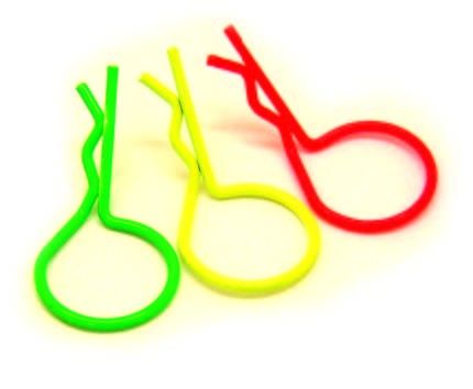 Fastrax Flourescent Pink Large Clips (FAST213FP)