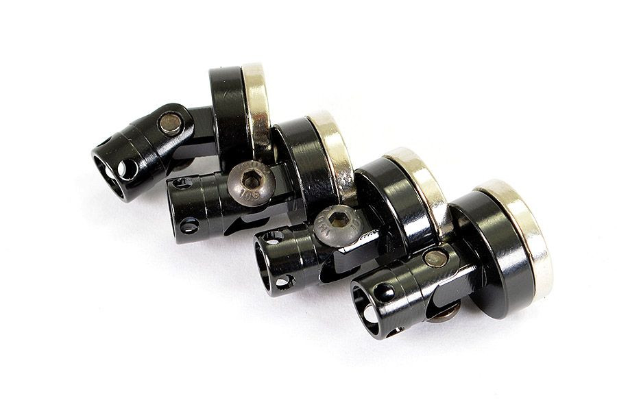 Fastrax 1:10 RC Car Magnetic Invisible Body Shell Mounts - 4pcs (FAST215BK)