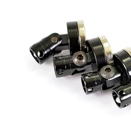 Fastrax 1:10 RC Car Magnetic Invisible Body Shell Mounts - 4pcs (FAST215BK)