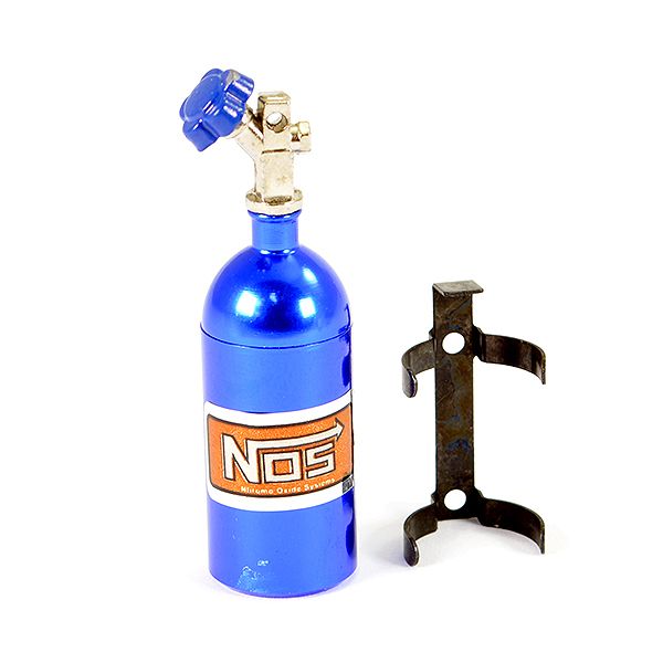 Fastrax Aluminum Nos Nitrous Bottle &amp; Mount - Blue (FAST2204B)