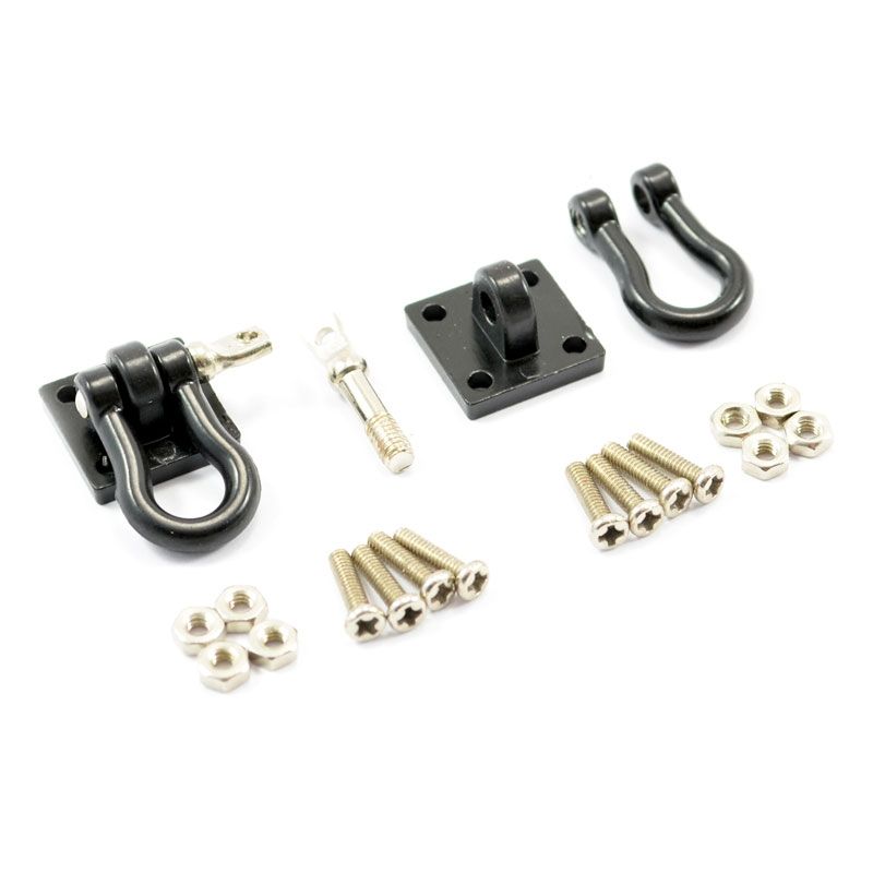 Fastrax Metal Bumper Shackles &amp; Mounting Bracket 2Pcs (FAST2320BK)
