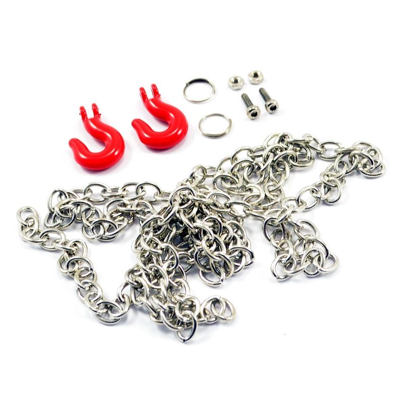 Fastrax Metal Hook &amp; Steel Chain Set 800mm (FAST2321R)
