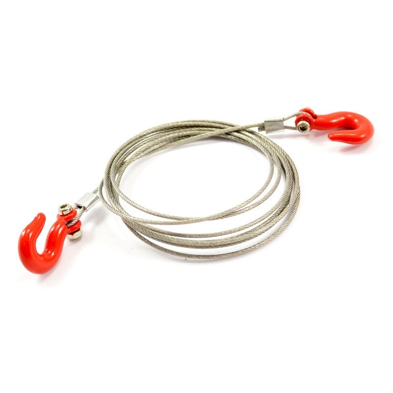 Fastrax Metal Hook &amp; Steel Wire Rope Set 1100mm (FAST2322R)