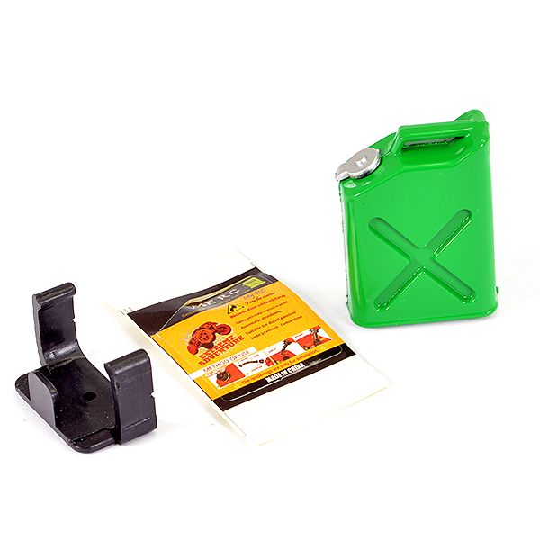 Fastrax Painted Fuel Jerry Can &amp; Mount - Green (FAST2326G)