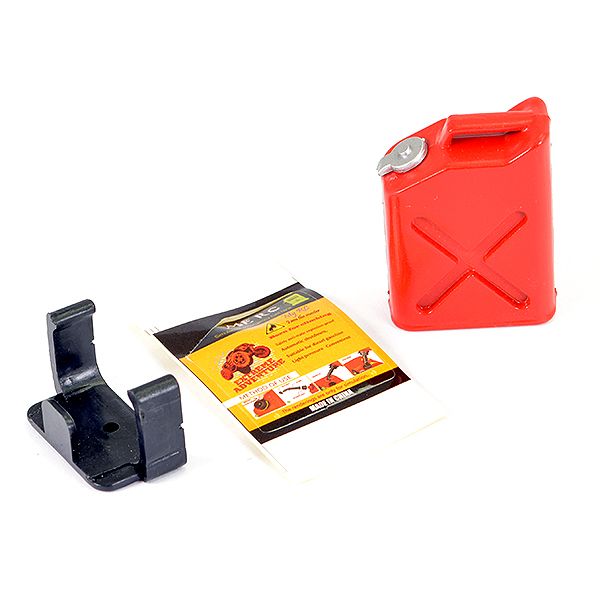 Fastrax Painted Fuel Jerry Can &amp; Mount - Red (FAST2326R)