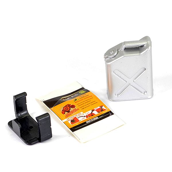 Fastrax Painted Fuel Jerry Can &amp; Mount - Silver (FAST2326S)