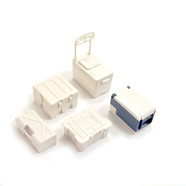 Fastrax Scale 5Pcs Tool &amp; Cooler Case Set - White (FAST2355W)