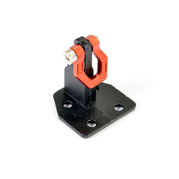 Fastrax Deluxe Aluminium Bumper Mount Plate &amp; Shackle Red (FAST2392R)