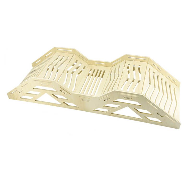 Fastrax Wood Board Climbing Up&#039;N&#039;Over Obstacle Type B (FAST2399-06)