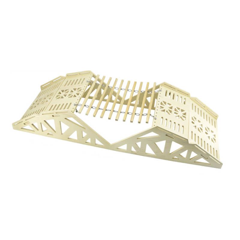Fastrax Wood Board Climbing Up&#039;N&#039;Over Bridge Obstacle (FAST2399-08)