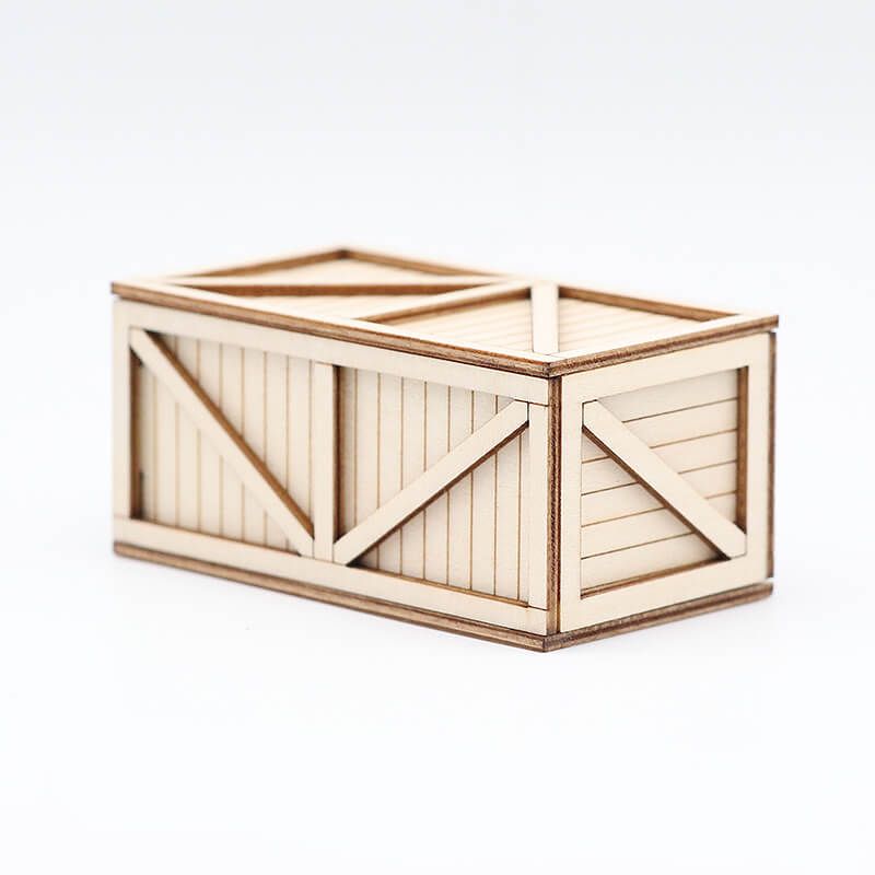 Fastrax 1:18th Wooden Box 32X38X67.5mm (FAST2415B)