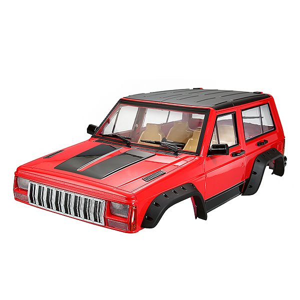Fastrax 1:10th Rockee Fullcab &amp; Interior Hardbody 313mm - Red (FAST2502R)