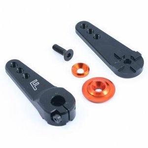 Fastrax 15T Jumbo Black Alum 3-In-1 Servo Horn (Sav/Mul/Hi) (FAST321B)