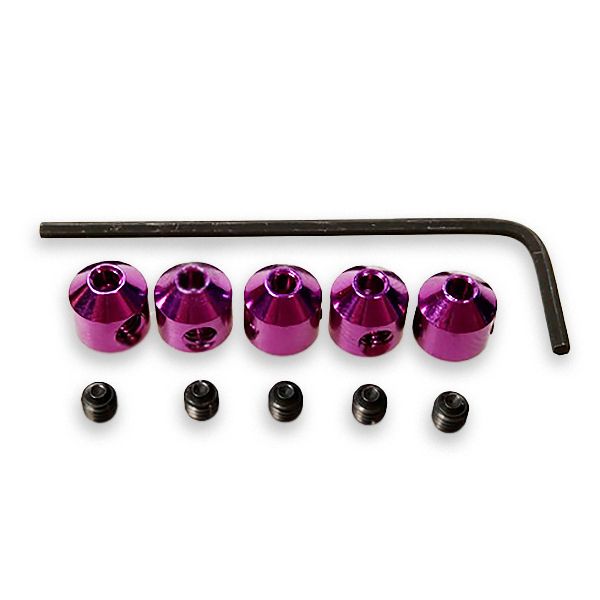 Fastrax Aluminium Collets (4) Purple (FAST34PU)