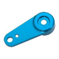 Fastrax Blue Aluminium Short Servo Arm W/Inserts For 23/24/25 Spline (FAST37B)