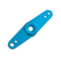 Fastrax Blue Aluminium Double Servo Arm W/Inserts For 23/24/25 Spline (FAST38B)