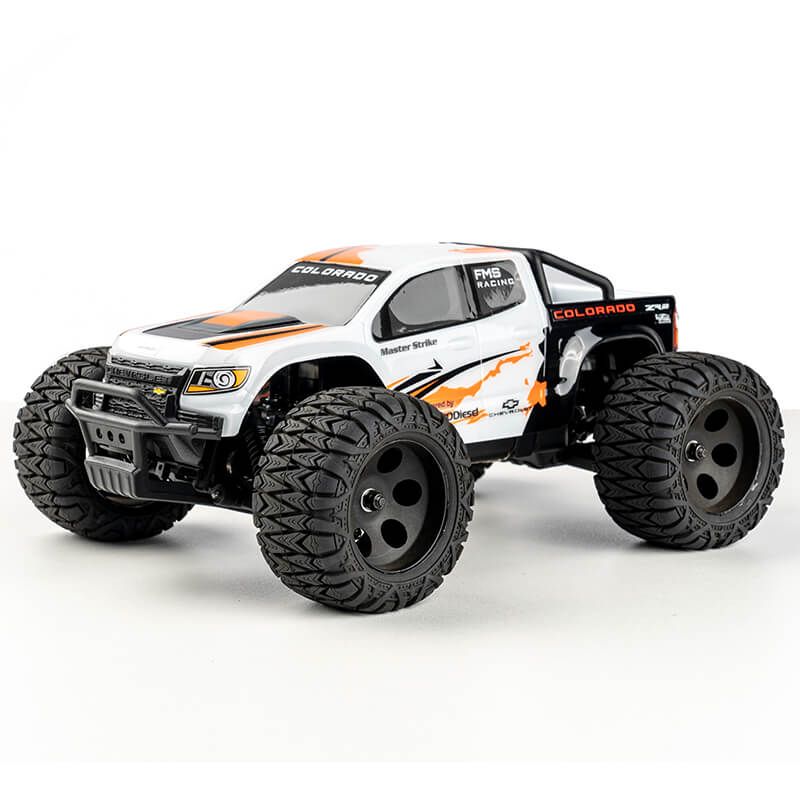 FMS FMT24 1:24th Chevrolet Colorado Truck RTR - White (FMS12421BDRTRWH)