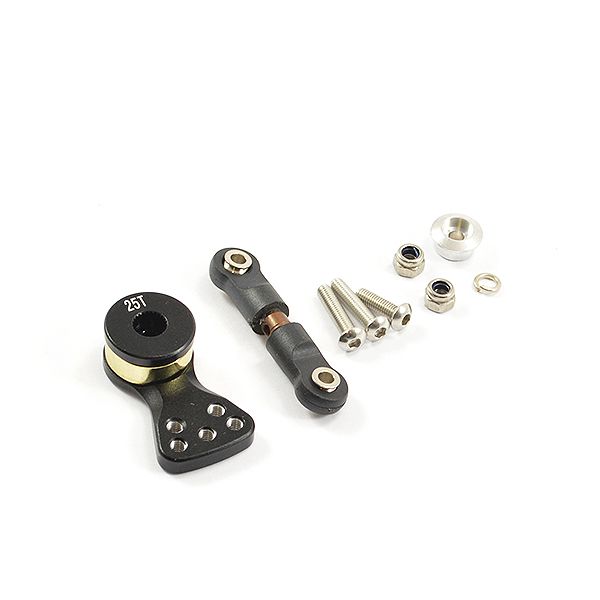 Fastrax Arrma Aluminium Steering Servo Horn - Kraton/Senton/Typhon (FTAR012BK)