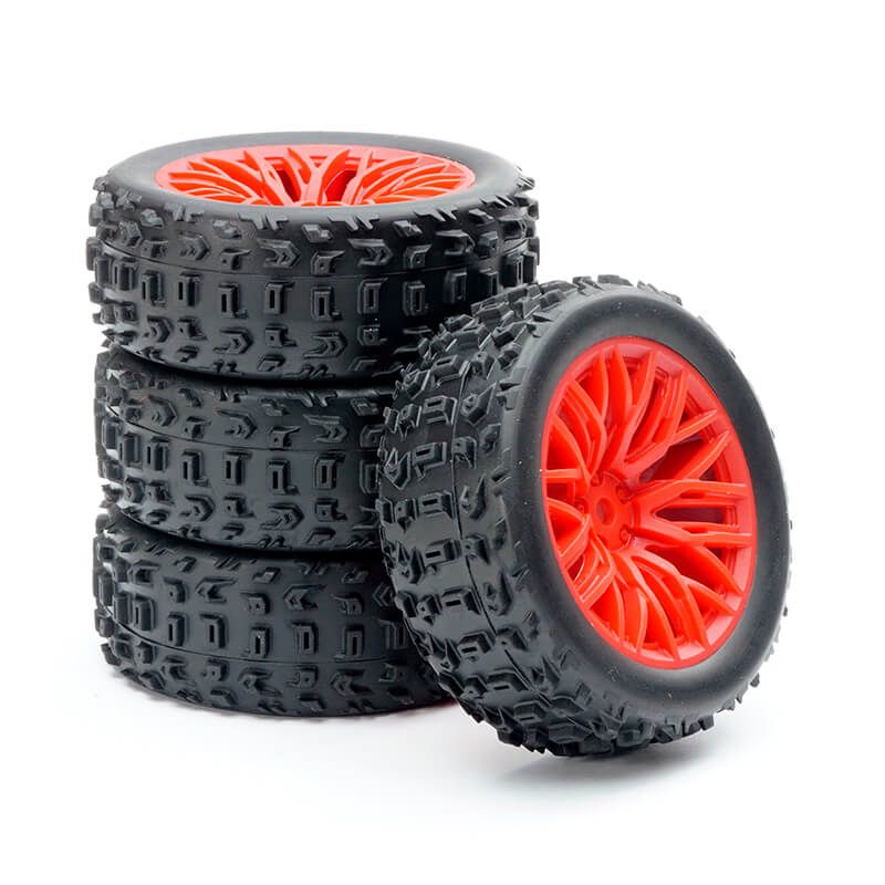 Fastrax Arrma Grom Wheel/Tyre 1/18 Set (4Pc) (FTAR070R)