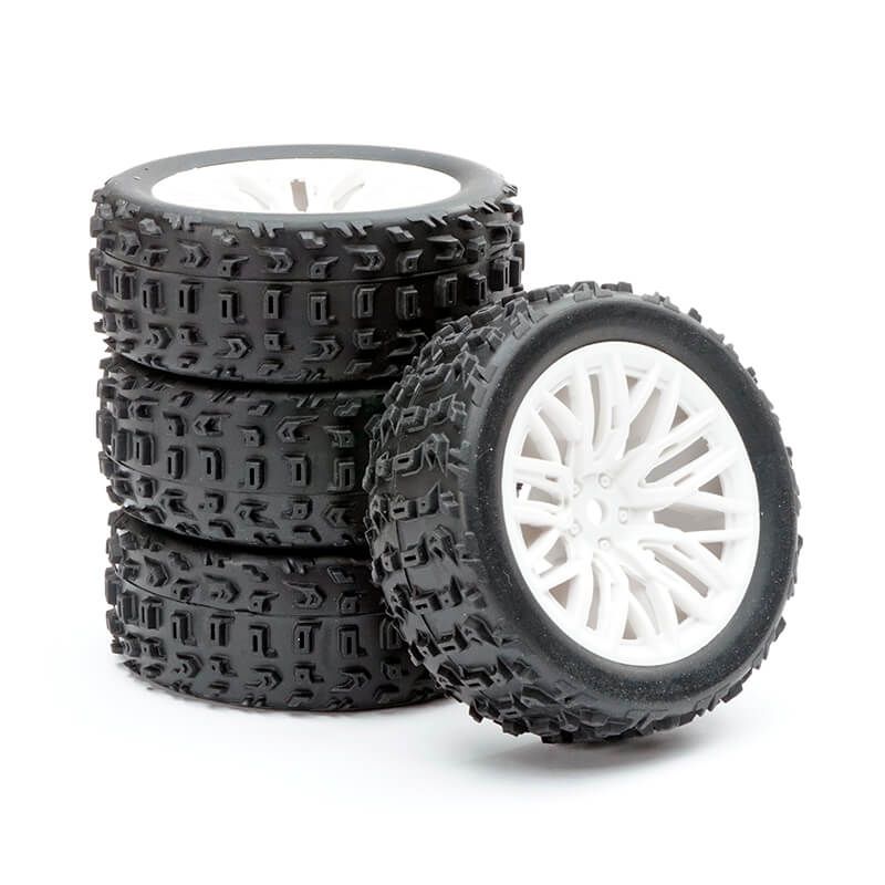 Fastrax Arrma Grom Wheel/Tyre 1/18 Set (4Pc) (FTAR070W)