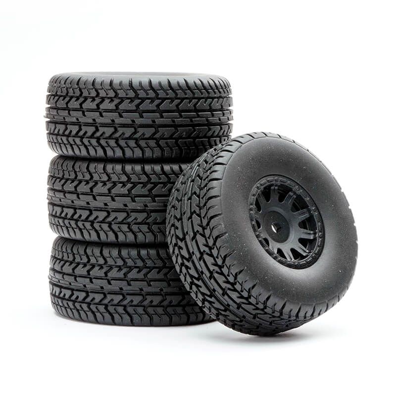 Fastrax Arrma Mojave Wheel/Tyre 1/18 Set (4Pc) (FTAR071BK)