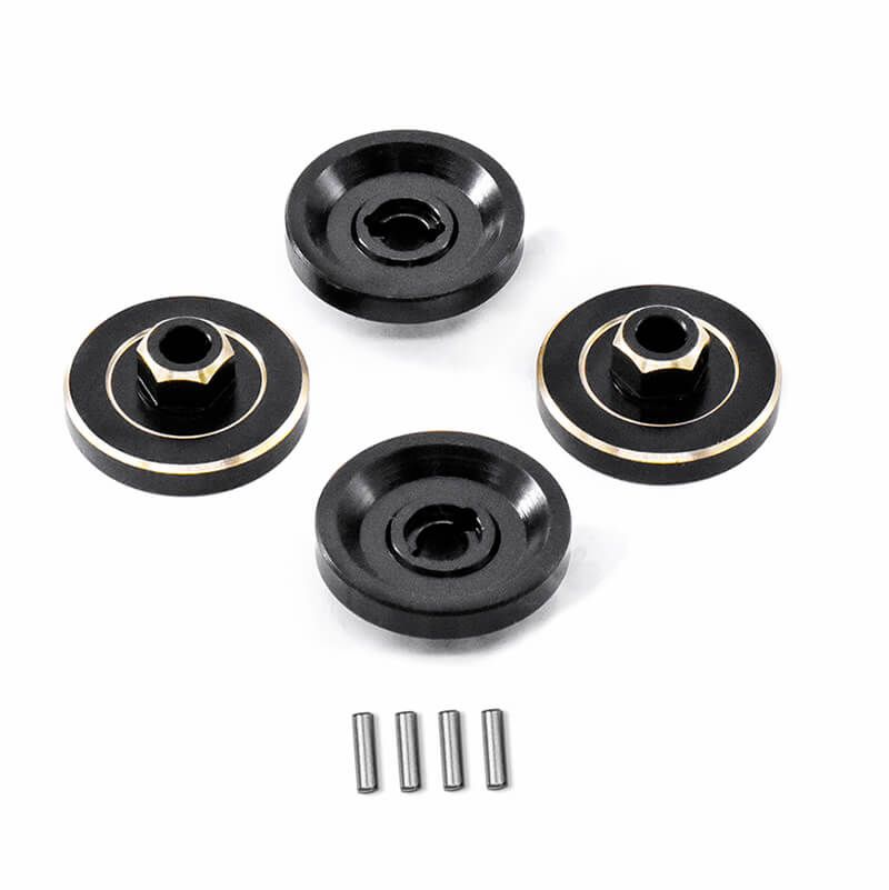 Fastrax Fcx24 Black Brass Wheel Counterweights (4Pc) (FTFMS004BRB)