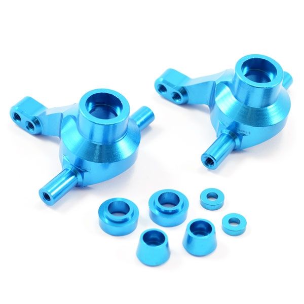 Fastrax Tamiya TT02 Alum Front Steering Blocks (Pr) (FTTA009B)