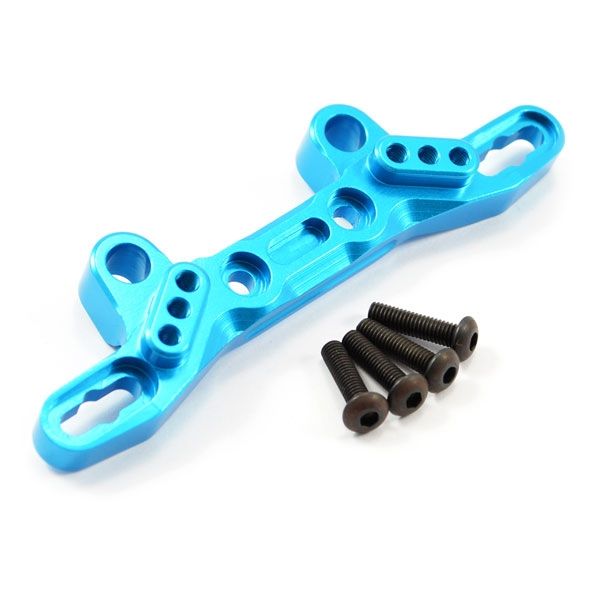Fastrax Tamiya TT02 Aluminium Front &amp; Rear Shock Tower (FTTA013B)