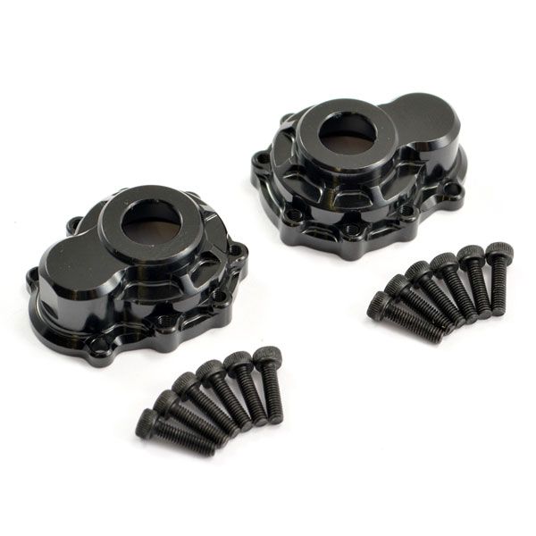 Fastrax TRX-4 Aluminium Portal Drive Housing Outer F/R (2) (FTTX304BK)