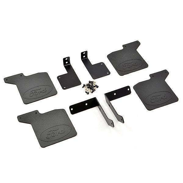 Fastrax TRX-4 Rubber Mudflaps &amp; Alloy Mounts For Bronco (FTTX342)