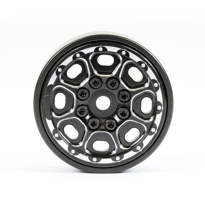 Fastrax TRX-4M CNC Beadlock Wheels (4) - Black (FTTX468BK)